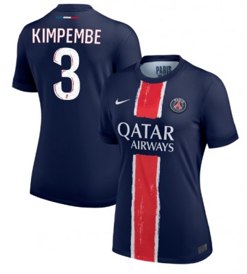 Paris Saint-Germain Presnel Kimpembe #3 Primera Equipación Mujer 2024-25 Manga Corta